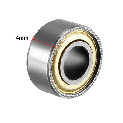 Harfington Uxcell Deep Groove Ball Bearings Metric Double Shielded Carbon Steel Z1 Level