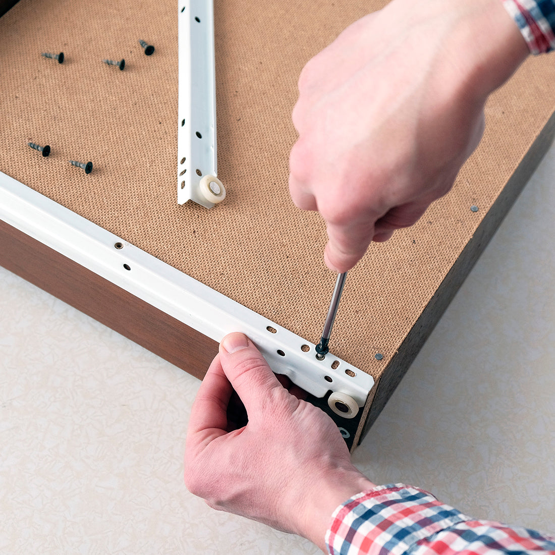 Harfington 2pcs 22x7x0.3mm Roller Idler Bearing Pulley Sliding Conveyor Wheel Threaded Rod M6*7 white