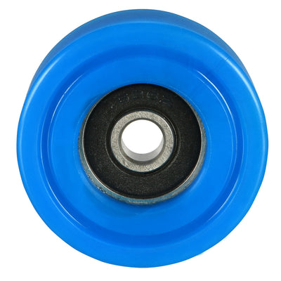 Harfington 6x35x14mm Roller Idler Bearing Pulley Sliding Conveyor Wheel Blue