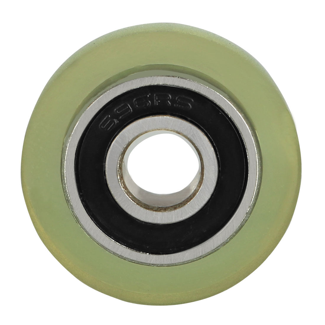 Harfington 2pcs 6x22x5mm Roller Idler Bearing Pulley Sliding Conveyor Wheel Clear