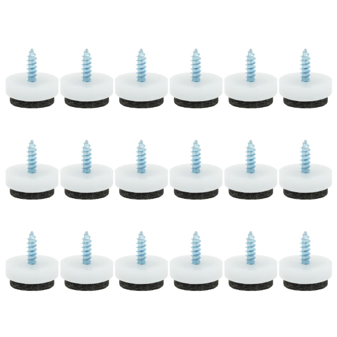 Harfington 18 Stück Filz-Pad-Nägel zum Nageln, Gleitschieber, 16 mm, 1,6 cm Durchmesser, für Holzmöbel, Stuhl, Schreibtisch, Beinfüße