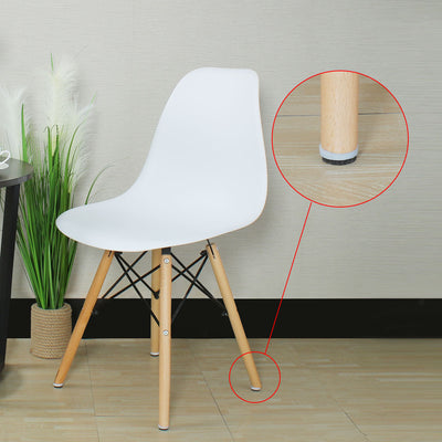 Harfington 16pcs Felt Pad Nails Nail-on Glide Slider 20mm 0.79" Dia for Wooden Furniture Chair Table Desk Stool Leg Feet White