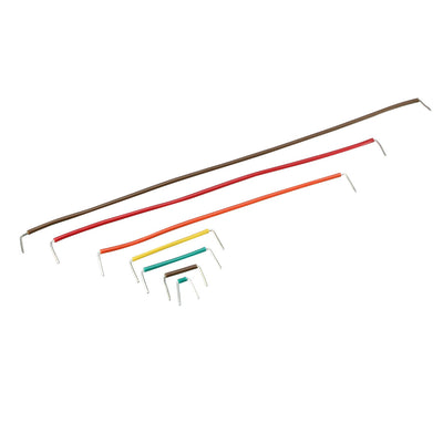 Harfington 140pcs in 1 set Male to Male Solderless Connector Test Breadboard Jumper Cable Wire