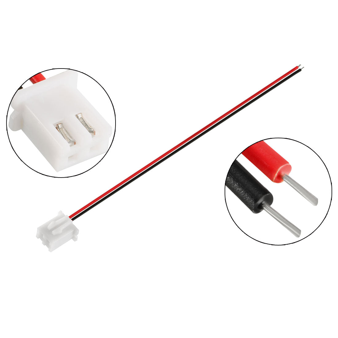 Harfington 15 Pcs Female 2P Jumper Wires Ribbon Cables Pi Pic Breadboard DIY 20cm Long