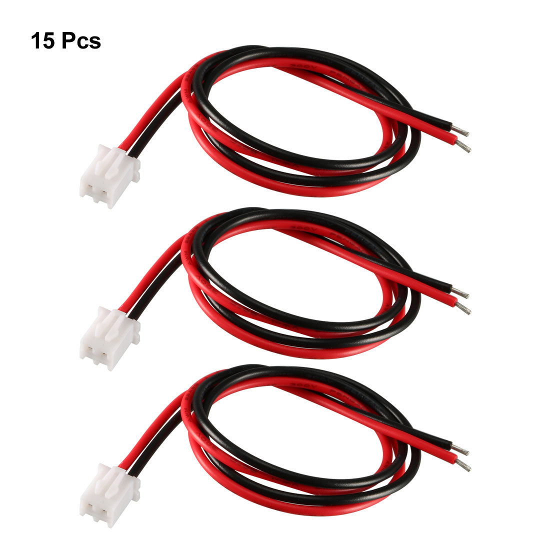 Harfington 15 Pcs Female 2P Jumper Wires Ribbon Cables Pi Pic Breadboard DIY 20cm Long