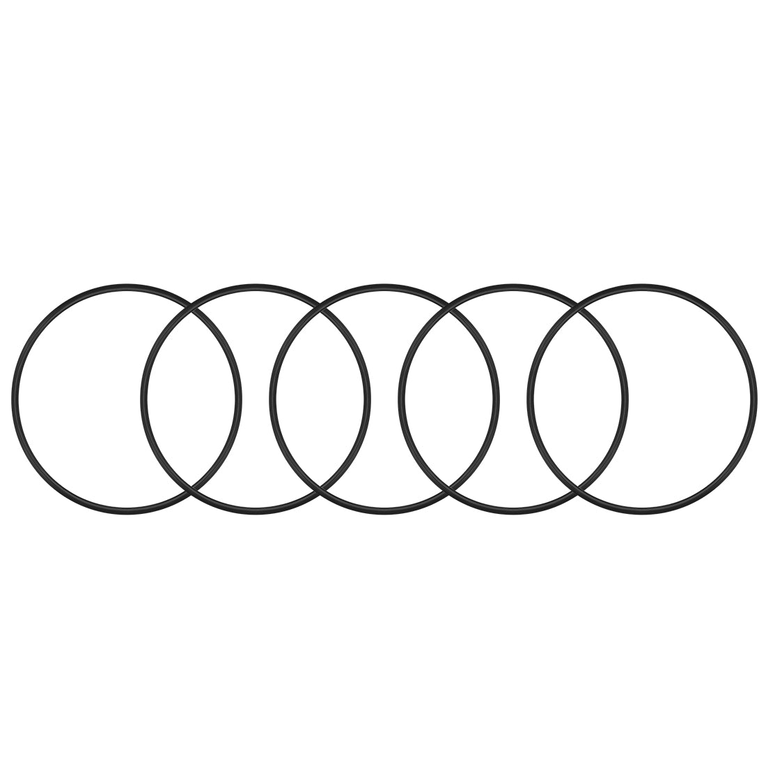 Harfington O-Rings Nitrile Rubber Sealing Rings Gasket for Tube