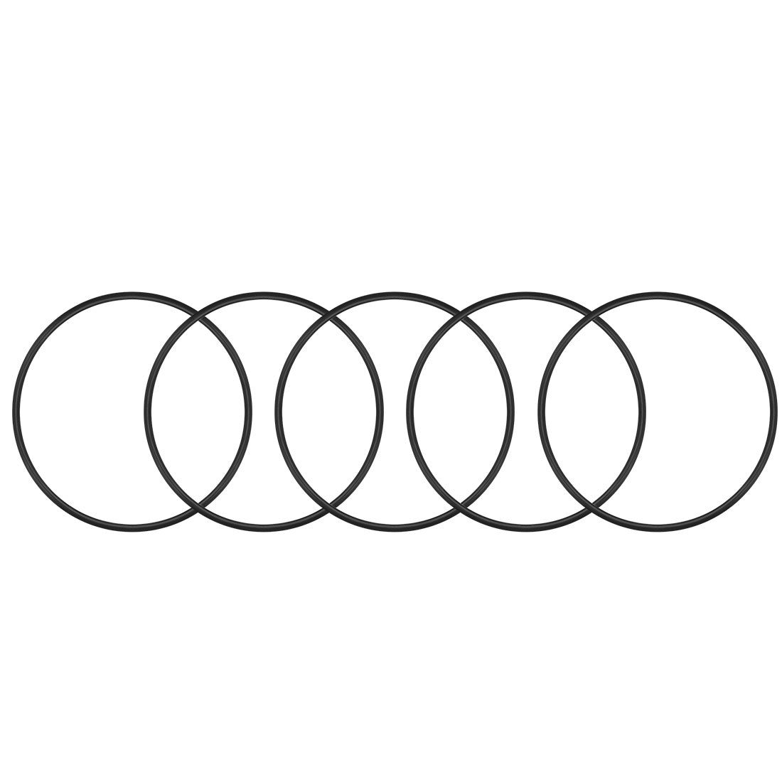 Harfington O-Rings Nitrile Rubber Sealing Rings Gasket for Tube