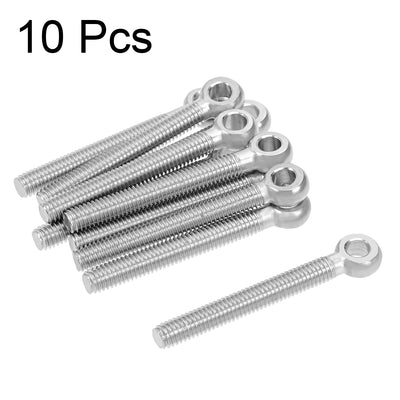 Harfington M x mm Stainless Steel Machine Lift Eye Bolt Rigging 10pcs