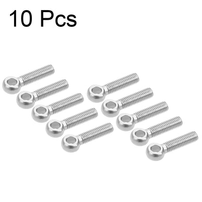 Harfington M x mm Stainless Steel Machine Lift Eye Bolt Rigging 10pcs