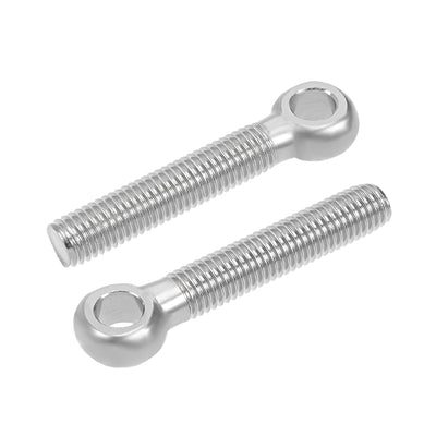 Harfington M x mm 304 Stainless Steel Machine Lift Eye Bolt Rigging 10pcs