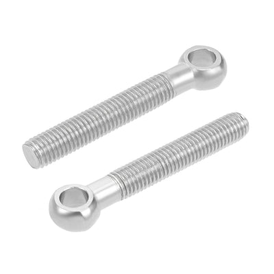 Harfington M x mm 304 Stainless Steel Machine Shoulder Lift Eye Bolt Rigging 5pcs