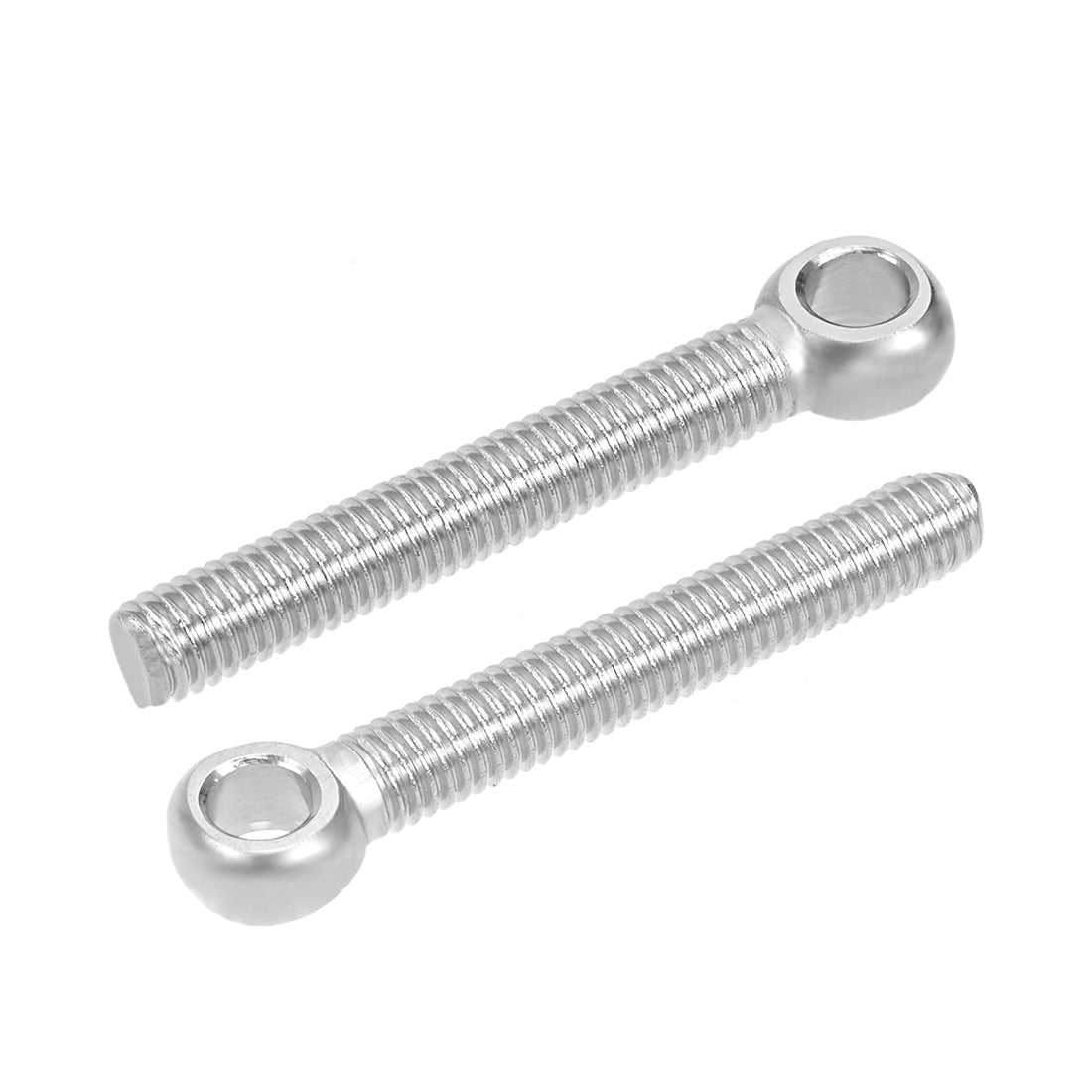 Harfington M5 x 35mm 304 Stainless Steel Machine Shoulder Lift Eye Bolt Rigging 30pcs