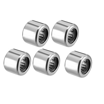 uxcell Uxcell HK Series Needle Roller Bearings, Stamping Steel Drawn Cup Metric