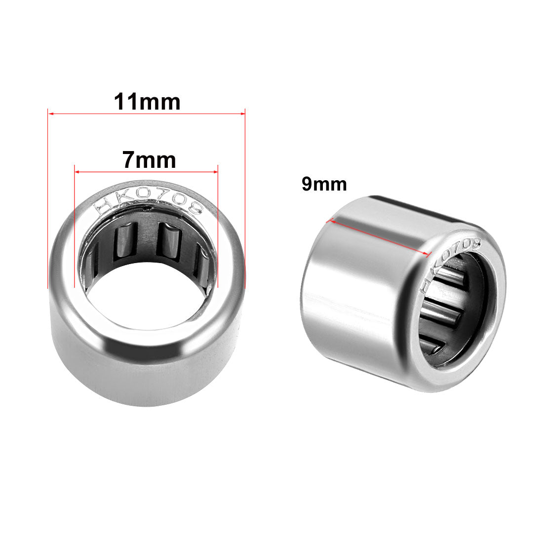 Harfington Needle Roller Bearings, Open End, Stamping Steel Drawn Cup Metric