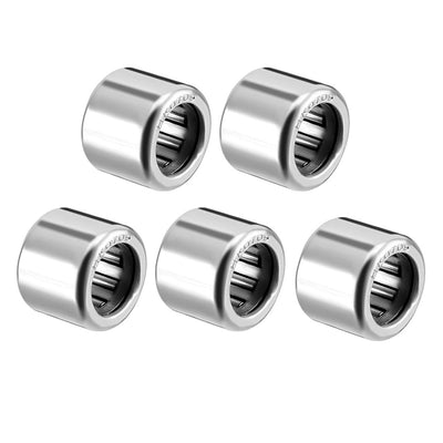 Harfington Uxcell HK Series Needle Roller Bearings, Stamping Steel Drawn Cup Metric