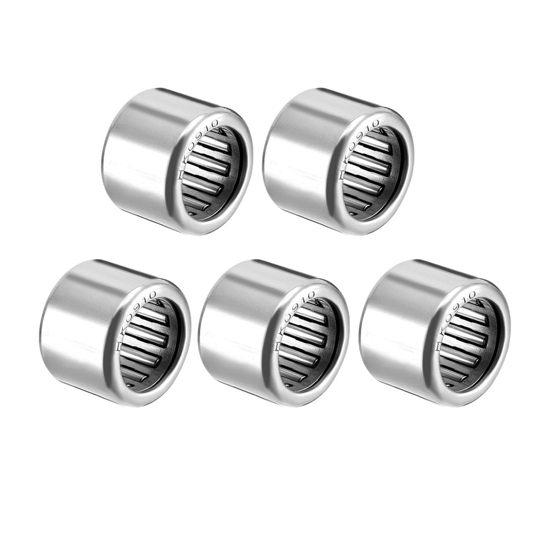 uxcell Uxcell HK Series Needle Roller Bearings, Stamping Steel Drawn Cup Metric