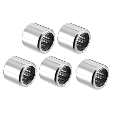 Harfington Uxcell HK Series Needle Roller Bearings, Stamping Steel Drawn Cup Metric