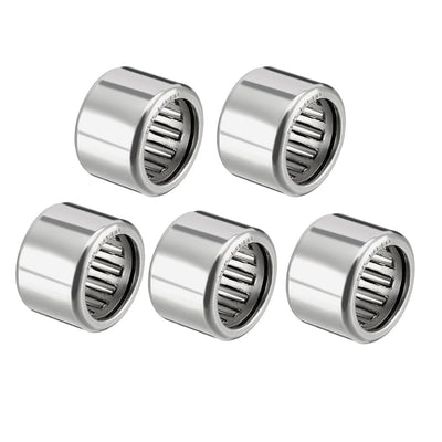 Harfington Uxcell HK Series Needle Roller Bearings, Stamping Steel Drawn Cup Metric