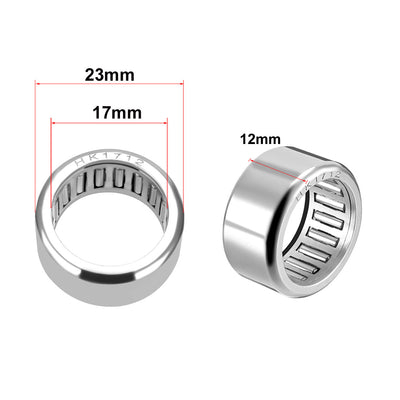 Harfington Needle Roller Bearings, Open End, Stamping Steel Drawn Cup, Metric