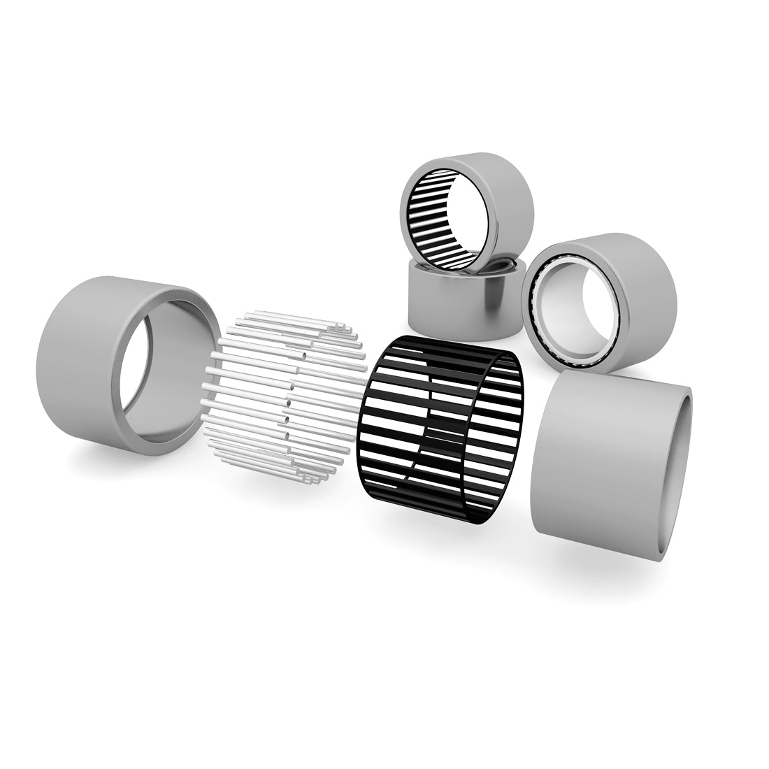 Harfington Needle Roller Bearings, Open End, Stamping Steel Drawn Cup, Metric