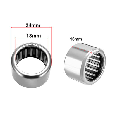 Harfington Needle Roller Bearings, Open End Stamping Steel Drawn Cup, Metric