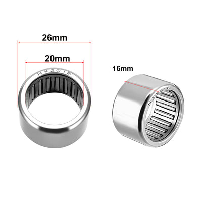 Harfington Needle Roller Bearings, Open End Stamping Steel Drawn Cup, Metric