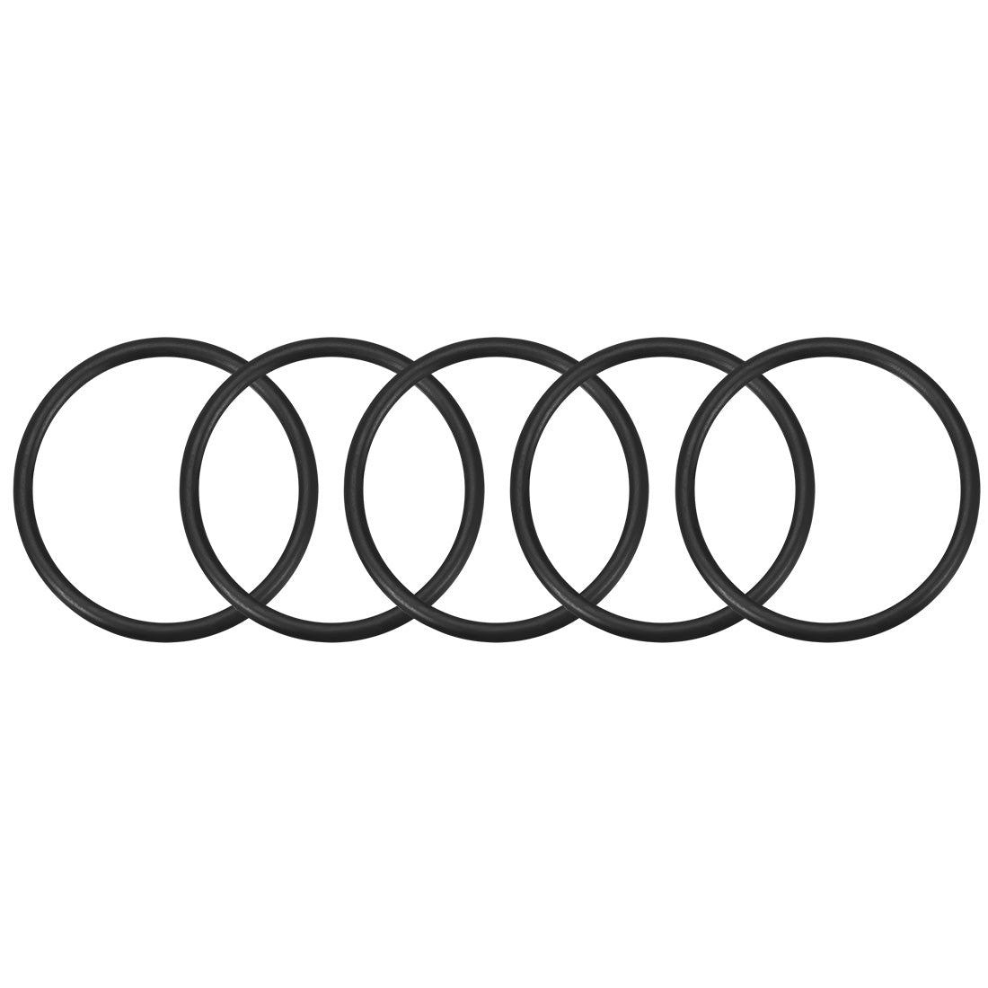 Harfington O-Rings Nitrile Rubber Round Seal Gasket 5Pcs