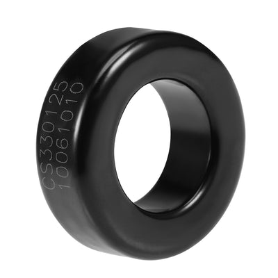 Harfington 19.3 x 33.7 x 11.3mm Ferrite Ring Iron Powder Toroid Cores Black Gray