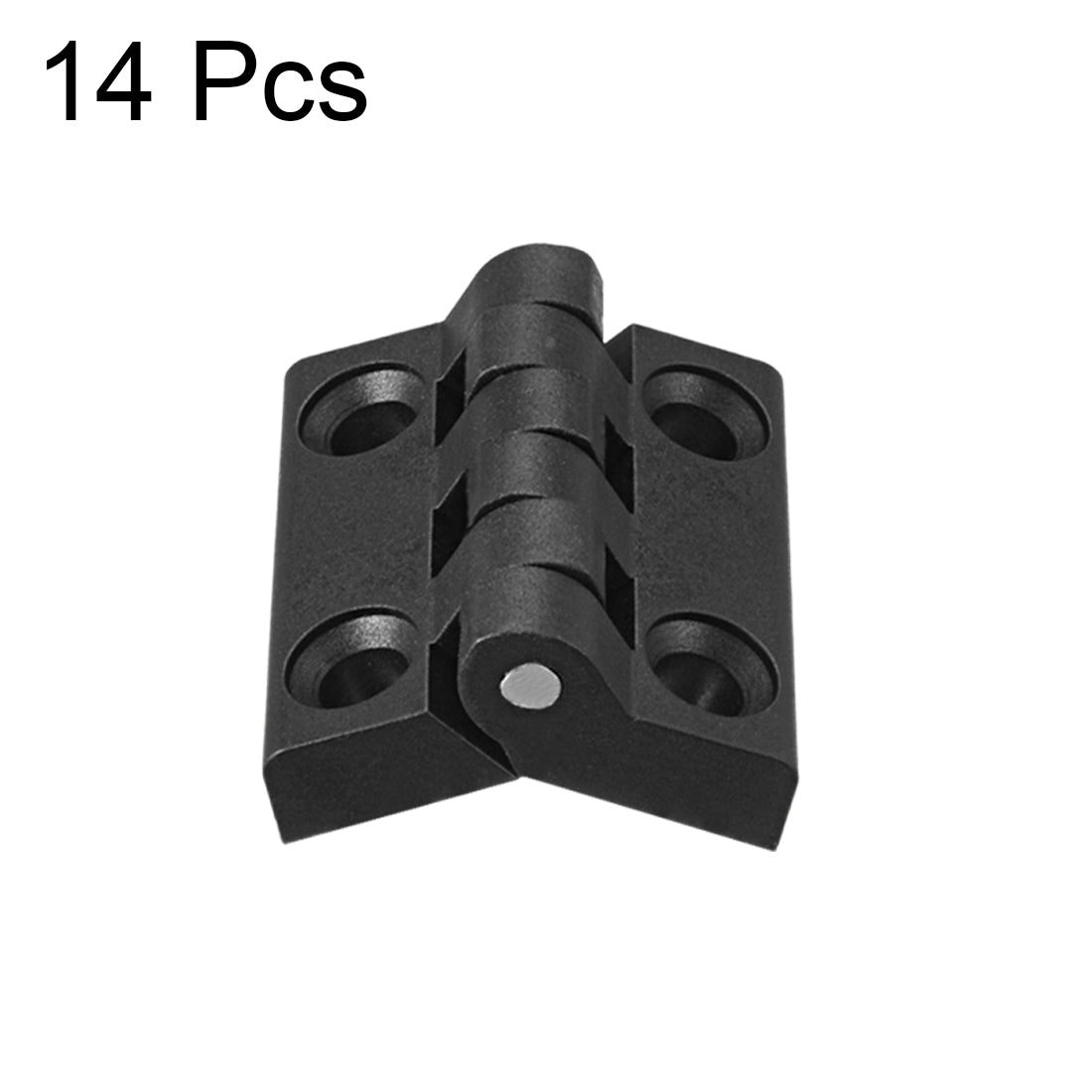 Harfington 14pcs Cabinet Gate Closet Door 47mm Length ABS Nylon Hinge