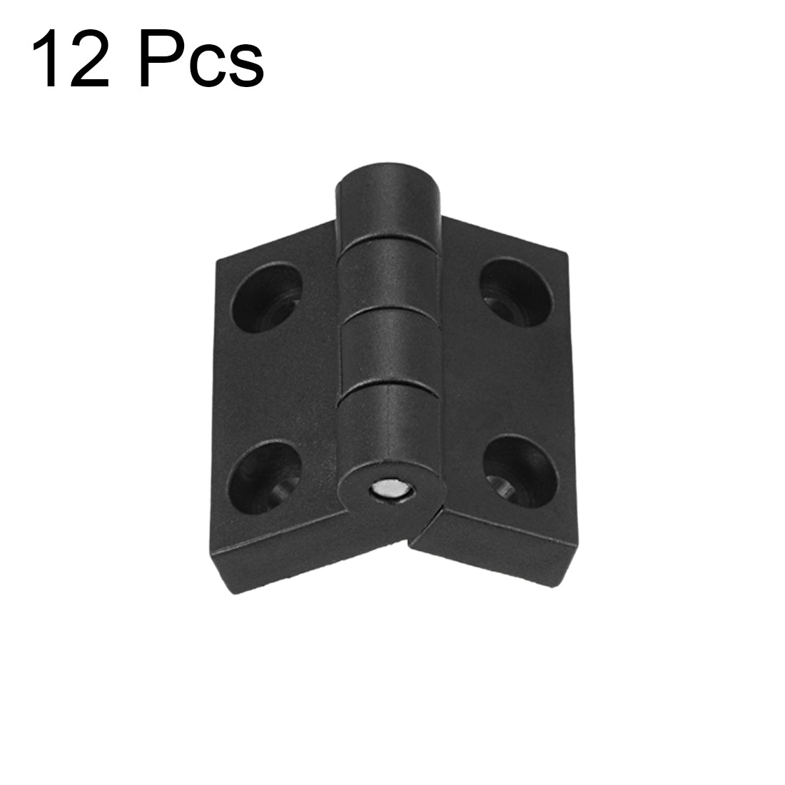 Harfington 12pcs Cabinet Gate Closet Door 60mm Length ABS Nylon Hinge