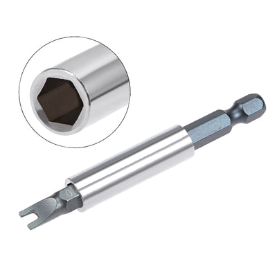 Harfington 17 In 1 Set 1/4 Inch Hex Shank 60mm Long S2 Magnetic Phillips Torx Screwdriver Bits