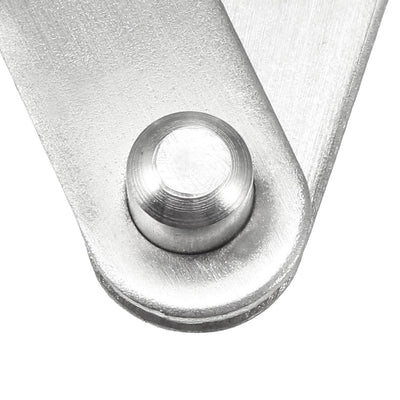 Harfington 14 Sets Stainless Steel 360 Degree Rotating Door Pivot Hinge 60mm x 11mm