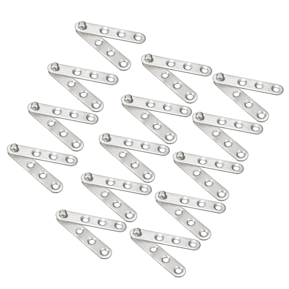 Harfington 14 Sets Stainless Steel 360 Degree Rotating Door Pivot Hinge 60mm x 11mm