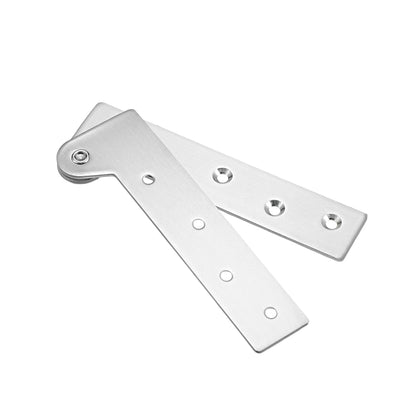 Harfington 180 Degree Rotatable Pivot Hinge for Window Or Door 150x50mm Silver Tone