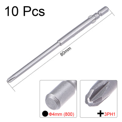 Harfington 3mm PH1 Magnetic S2 Phillips Screwdriver Bits