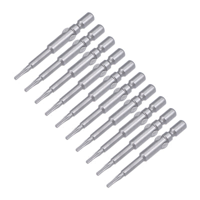 Harfington 10 Pcs Sandblasting Magnetic Torx Screwdriver Bits
