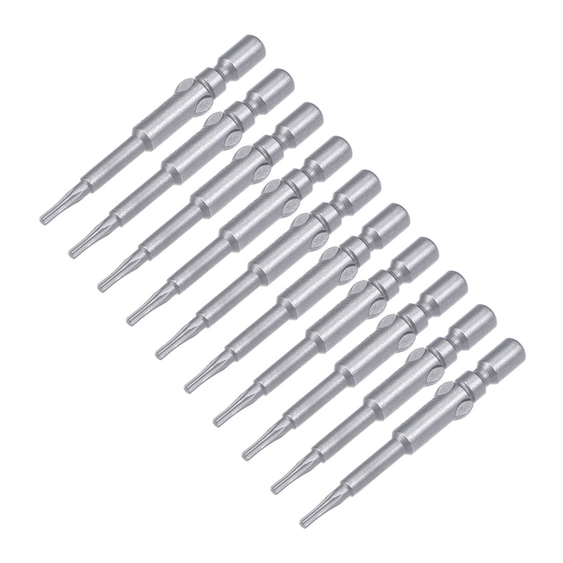 Harfington 10 Pcs Sandblasting Magnetic Torx Screwdriver Bits