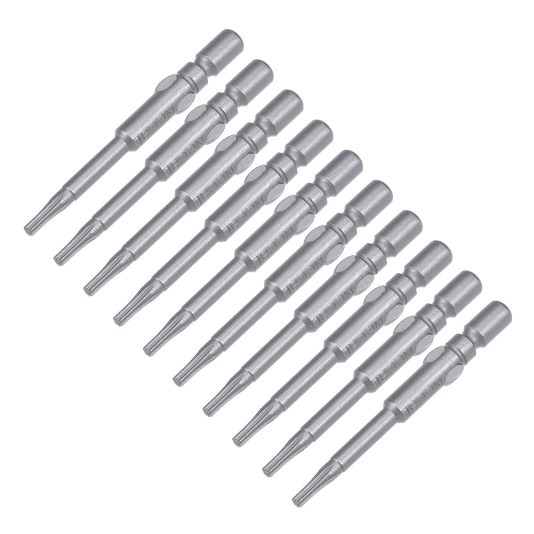 Harfington 10 Pcs Sandblasting Magnetic Torx Screwdriver Bits