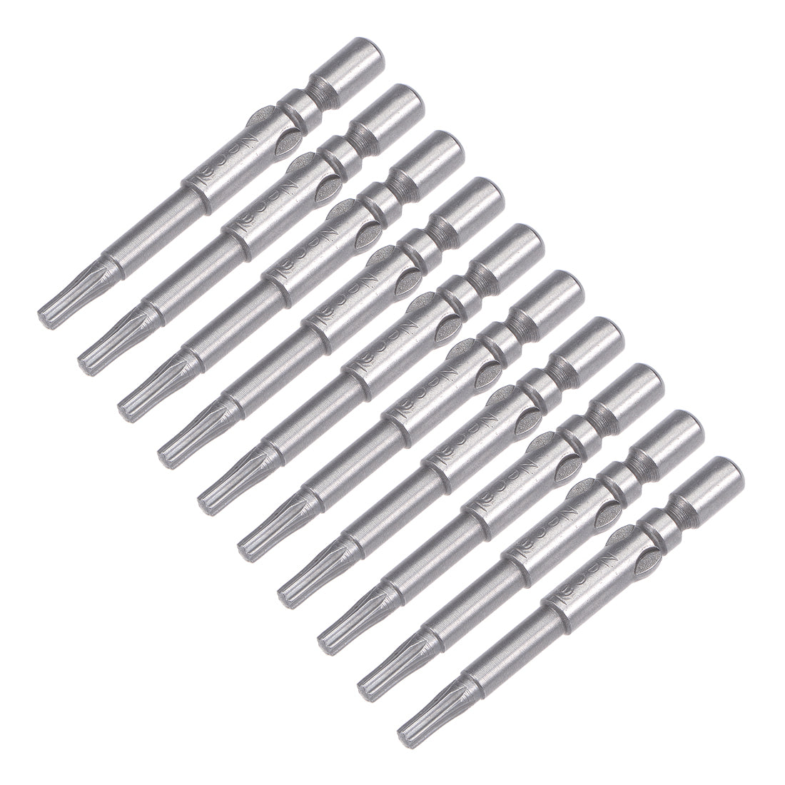 Harfington 10 Pcs Sandblasting Magnetic Torx Screwdriver Bits