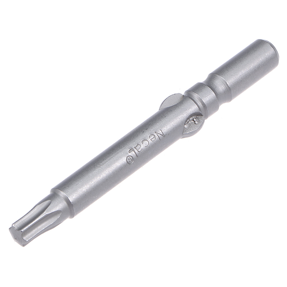 Harfington 10 Pcs 60mm Long 6mm Dia Round Shank Magnetic Torx Screwdriver Bits S2 High Alloy Steel