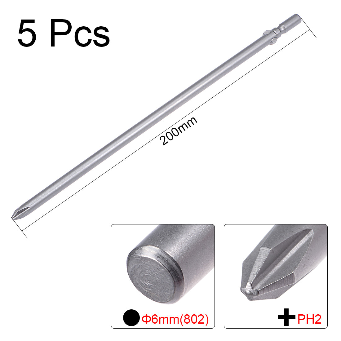 Harfington PH2 Magnetic S2 Phillips Screwdriver Bits