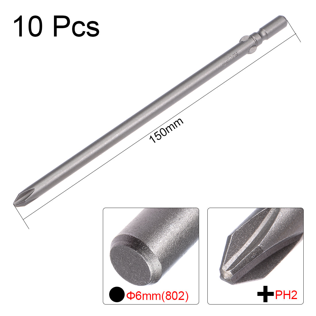 Harfington PH2 Magnetic S2 Phillips Screwdriver Bits