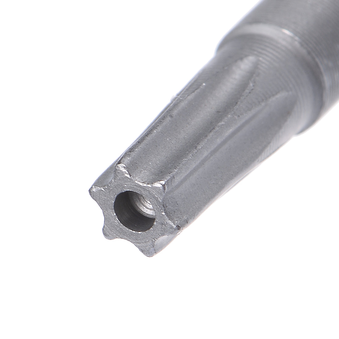 Harfington 10Pcs 60mm Long 5mm Dia Round Shank Magnetic Torx Security Screwdriver Bits S2 High Alloy Steel