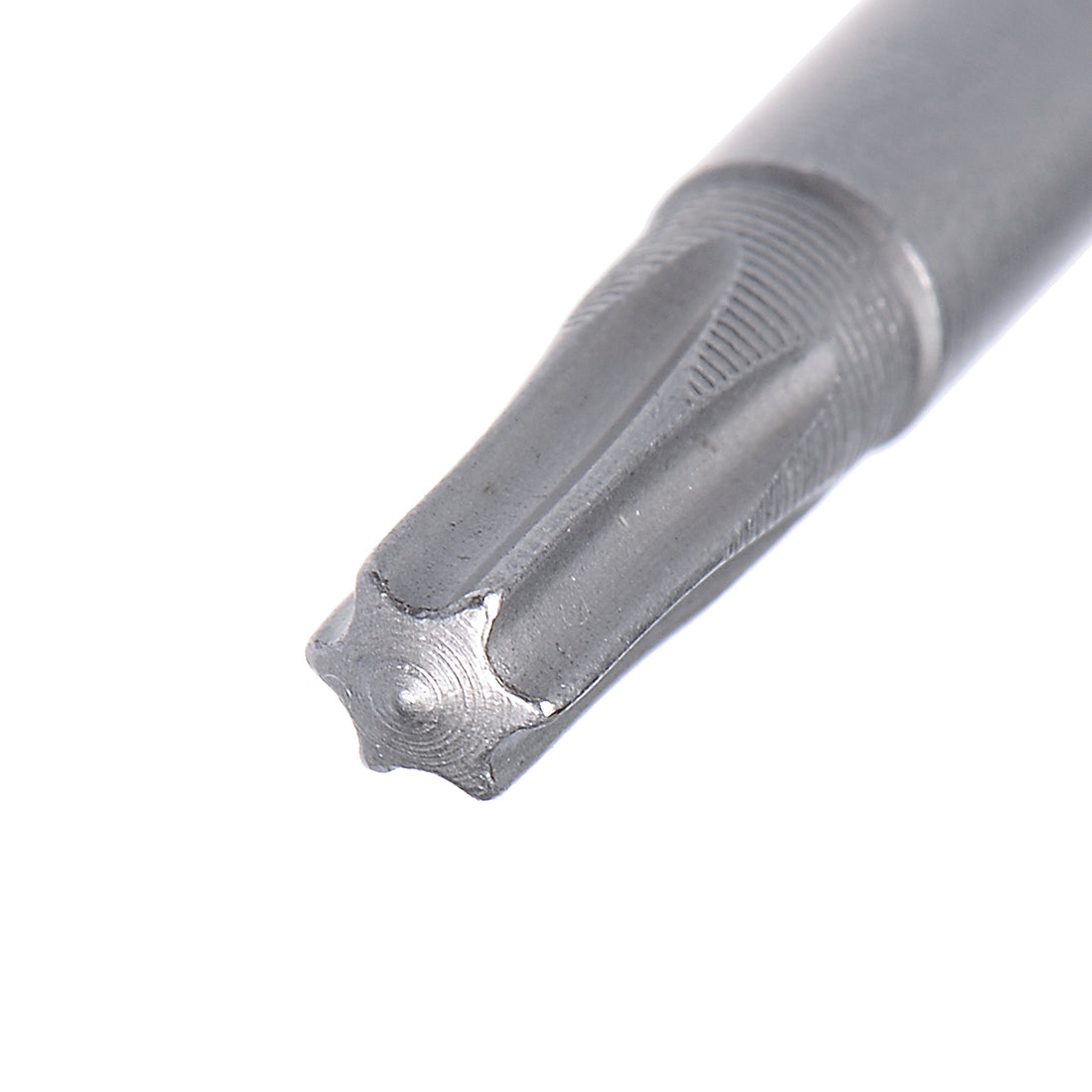 Harfington 10 Pcs 60mm Long 5mm Dia Round Shank Magnetic Torx Screwdriver Bits