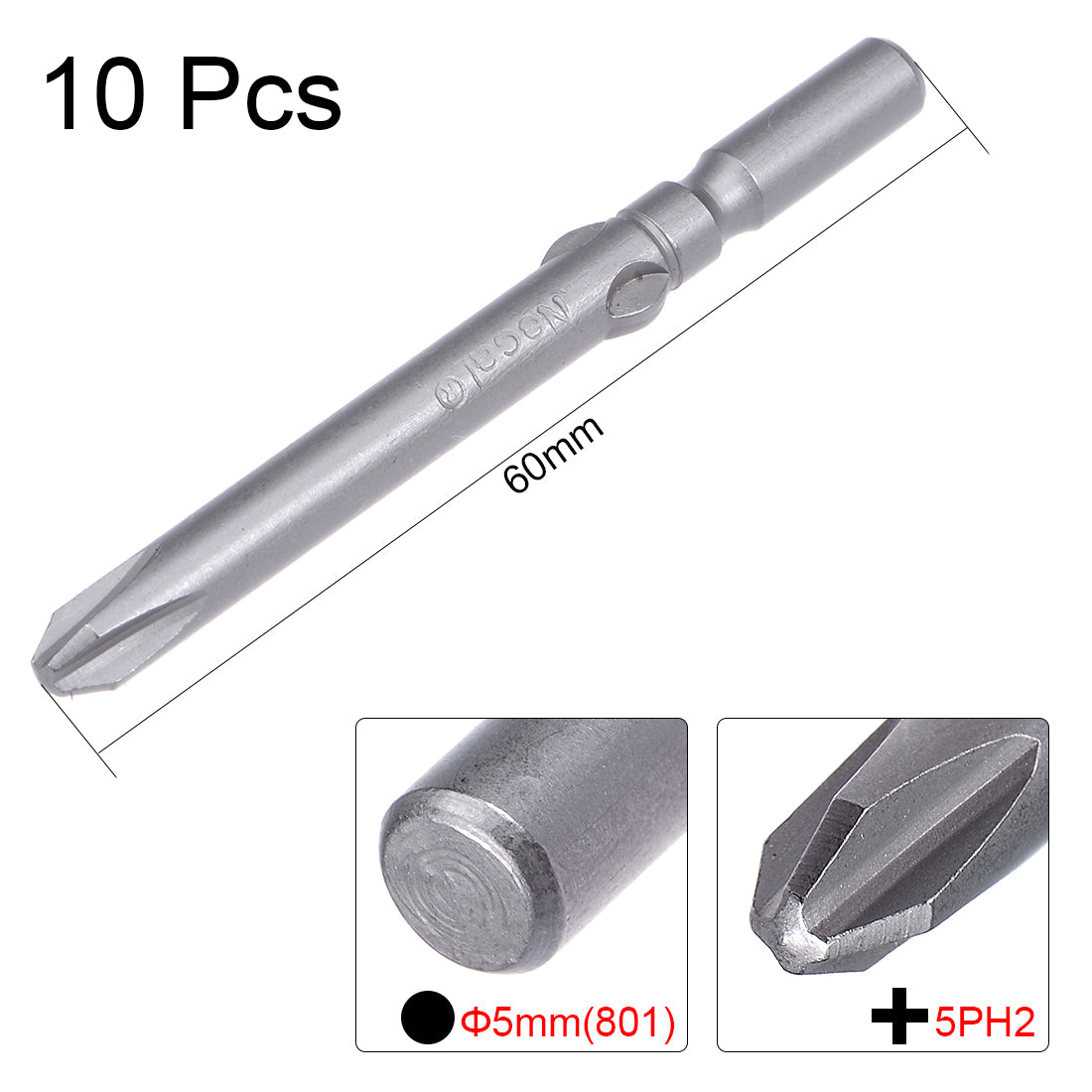 Harfington PH2 Magnetic S2 Phillips Screwdriver Bits