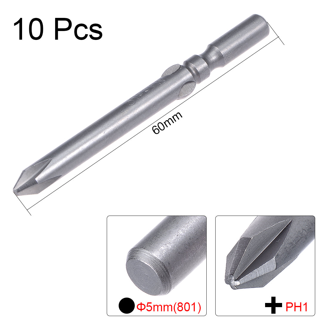 Harfington PH2 Magnetic S2 Phillips Screwdriver Bits
