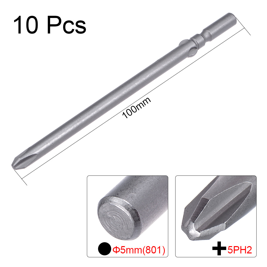 Harfington PH2 Magnetic S2 Phillips Screwdriver Bits