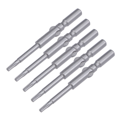 Harfington 10 Pcs Sandblasting Magnetic Torx Screwdriver Bits