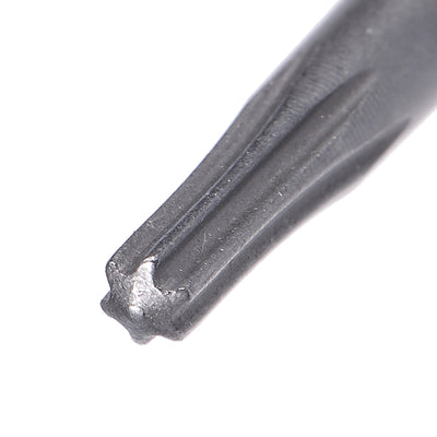 Harfington 10 Pcs 60mm Long 5mm Dia Round Shank Magnetic Torx Screwdriver Bits