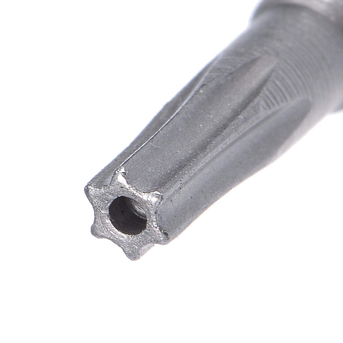 Harfington 10Pcs 60mm Long 5mm Dia Round Shank Magnetic Torx Security Screwdriver Bits S2 High Alloy Steel